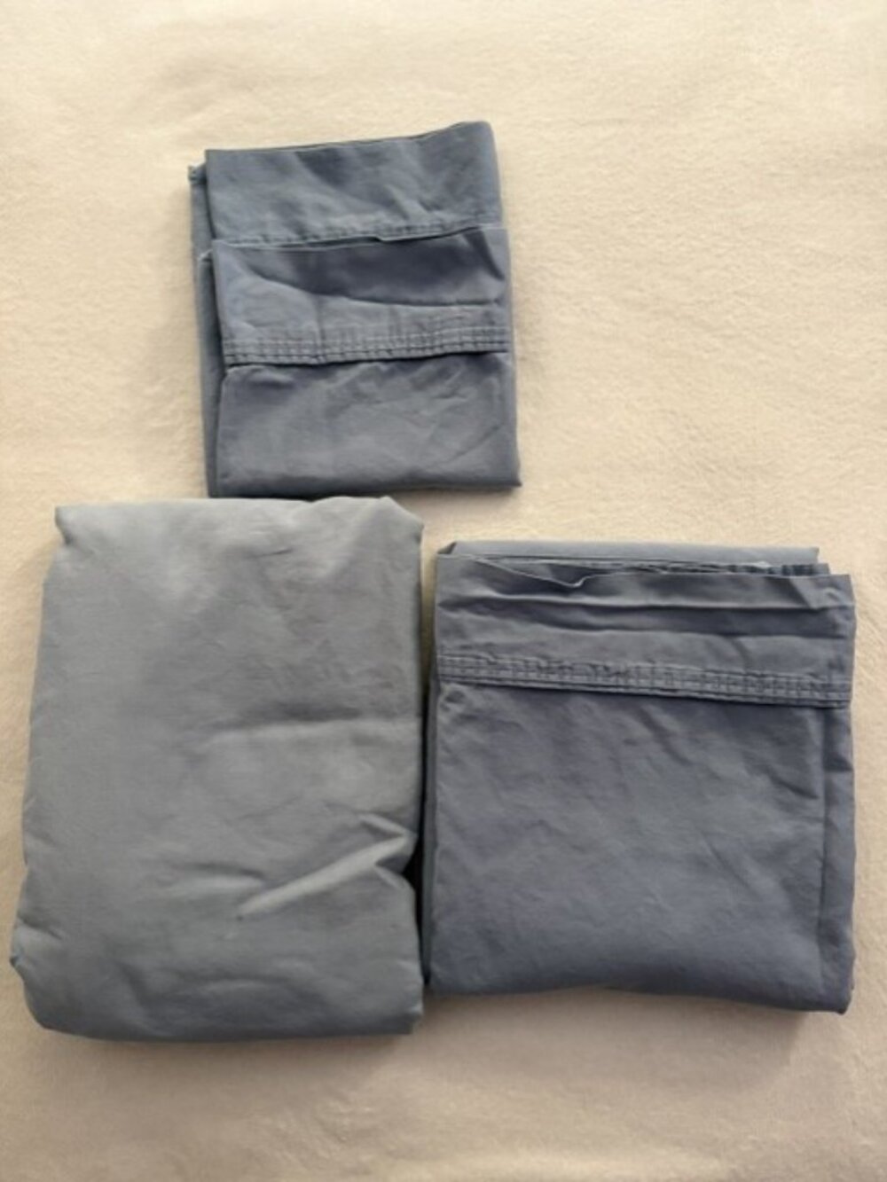 Threshold 100% Cotton Queen Sheet Set Slate Blue Gray